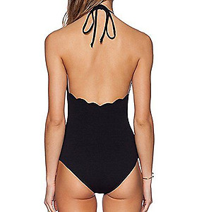 Blooming Jelly Scallop One Piece Cute Swimsuit Bathing Suit Monokini Swimming Set